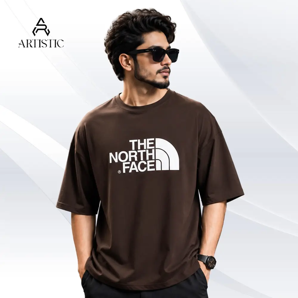 প্রিমিয়াম ড্রপ শোল্ডার টি-শার্ট - THE NORTH FACE