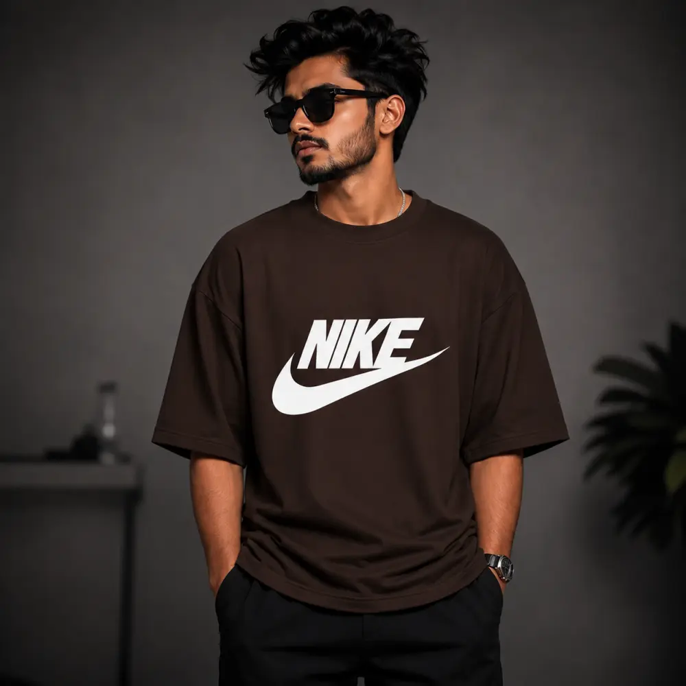 প্রিমিয়াম ড্রপ শোল্ডার টি-শার্ট - NIKE