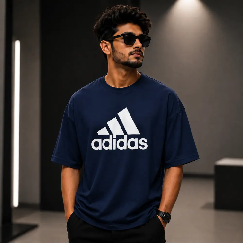 প্রিমিয়াম ড্রপ শোল্ডার টি-শার্ট - ADIDAS