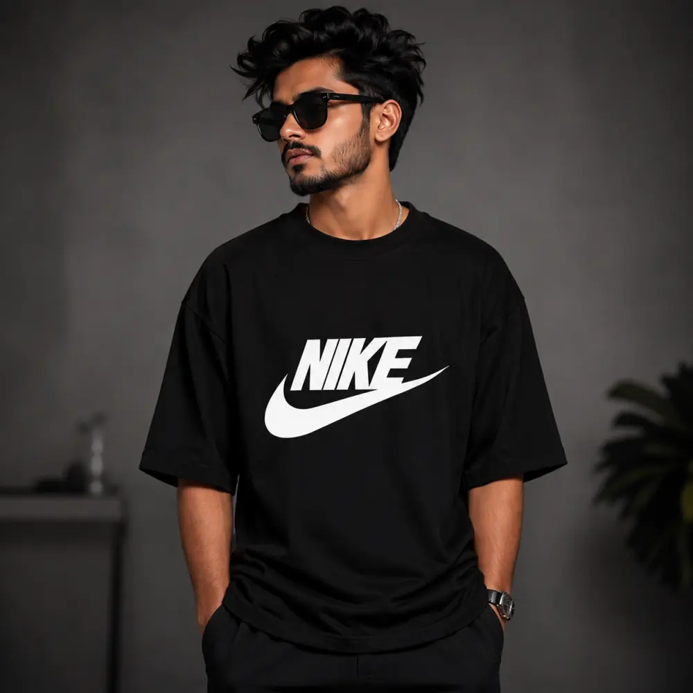 প্রিমিয়াম ড্রপ শোল্ডার টি-শার্ট - NIKE