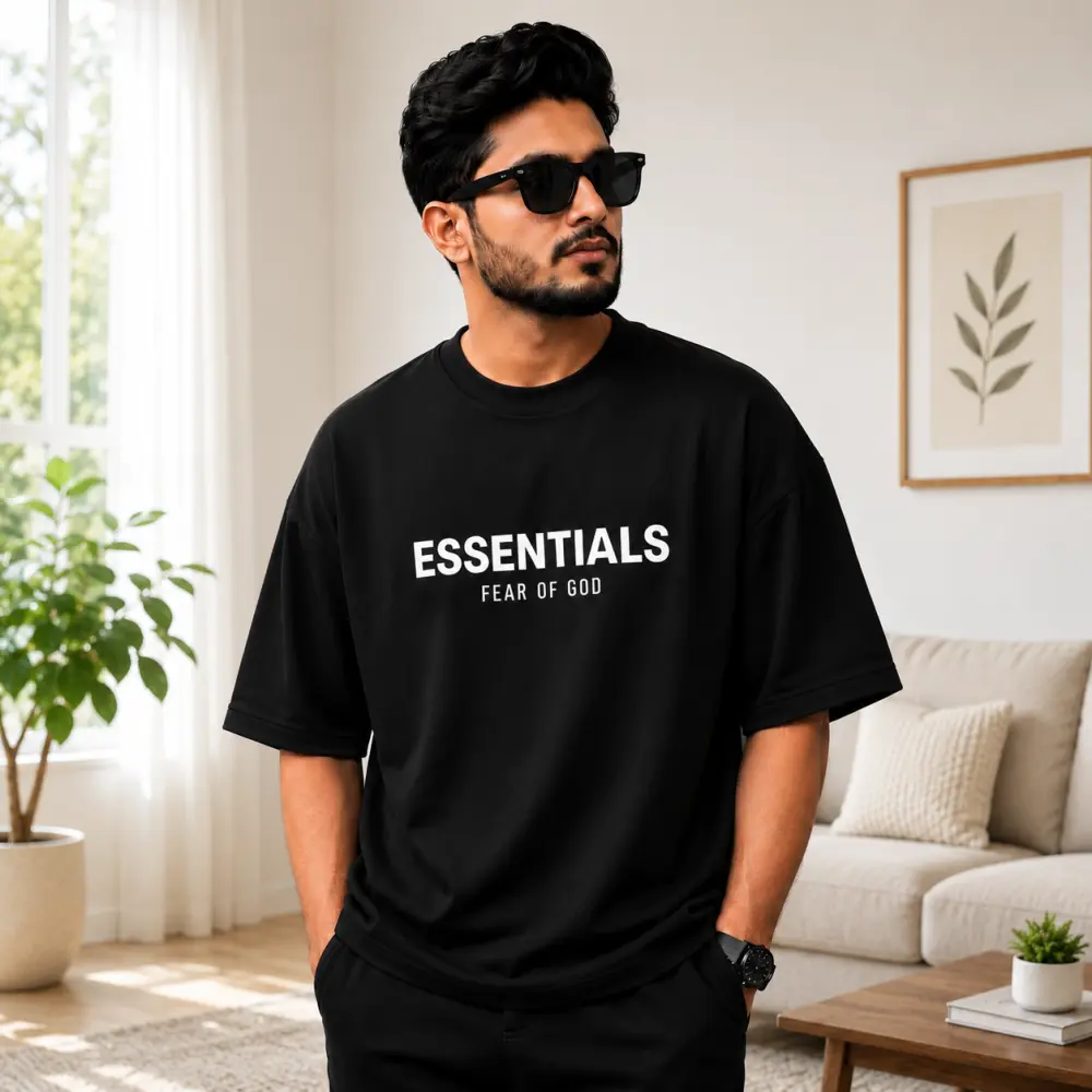প্রিমিয়াম ড্রপ শোল্ডার টি-শার্ট - ESSENTIAL