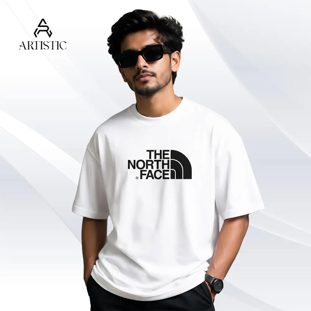 প্রিমিয়াম ড্রপ শোল্ডার টি-শার্ট - THE NORTH FACE