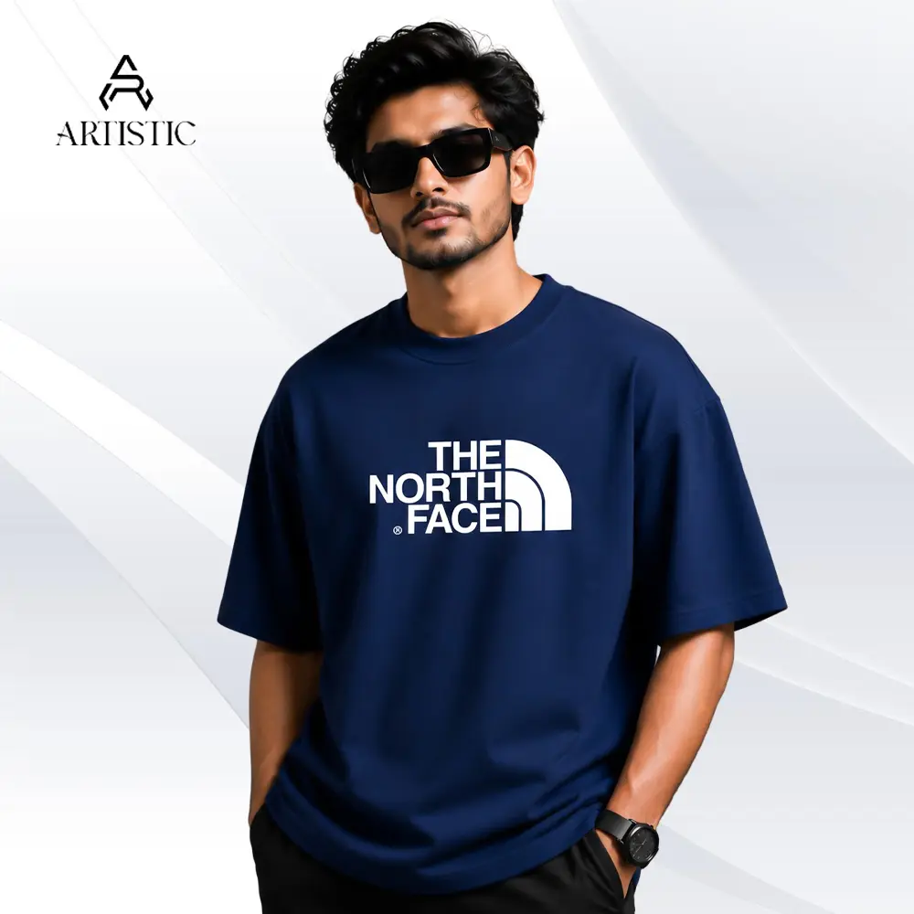 প্রিমিয়াম ড্রপ শোল্ডার টি-শার্ট - THE NORTH FACE