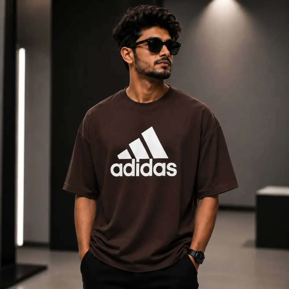 প্রিমিয়াম ড্রপ শোল্ডার টি-শার্ট - ADIDAS
