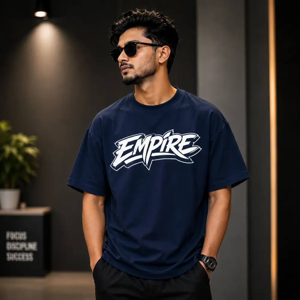প্রিমিয়াম ড্রপ শোল্ডার টি-শার্ট EMPIRE