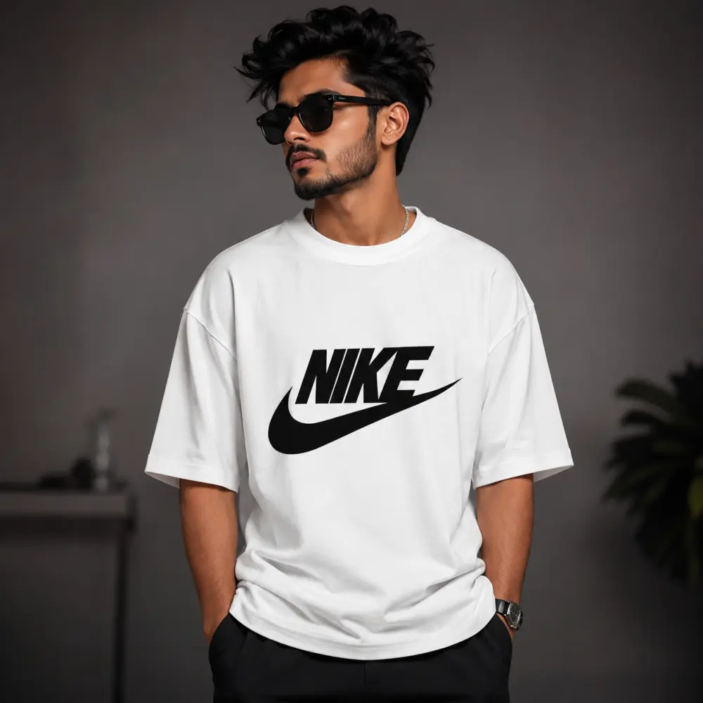 প্রিমিয়াম ড্রপ শোল্ডার টি-শার্ট - NIKE