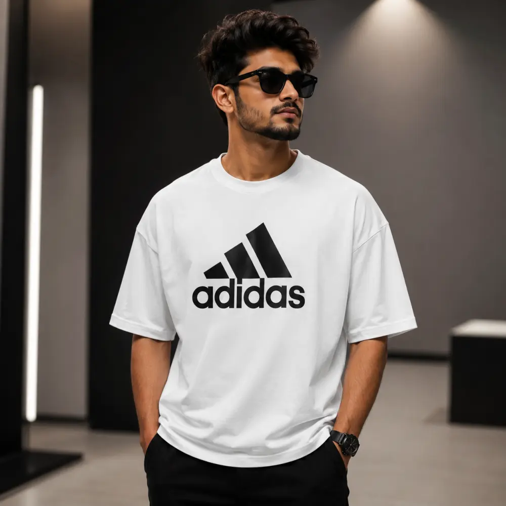 প্রিমিয়াম ড্রপ শোল্ডার টি-শার্ট - ADIDAS